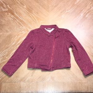 CRAZY 8 TODDLER GIRLS SPARKLY SWEATER JACKET